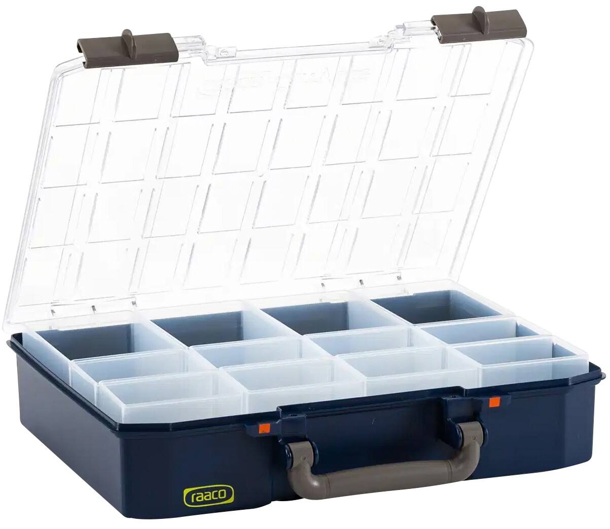 raaco Werkzeugorganizer, blau, transparent