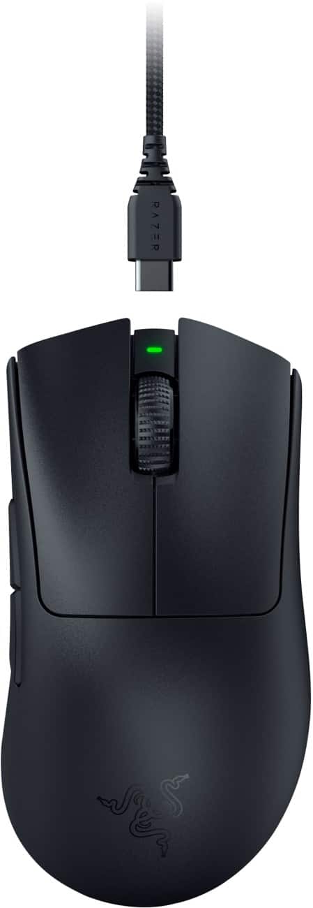Razer Deathadder Pro V3 Kabellose Gaming-Maus für Rechtshänder 30000 DPI Schwarz RZ01-04630300-R3WL