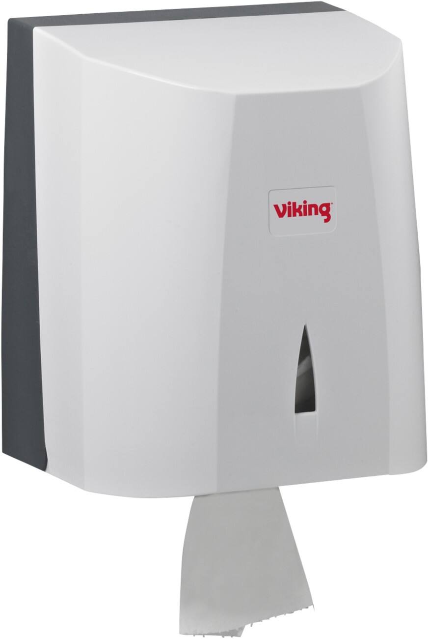 Viking Maxi Papierhandtuchspender ABS (Acrylnitril-Butadien-Styrol), Kunststoff, Stahl Abschließbar Weiß