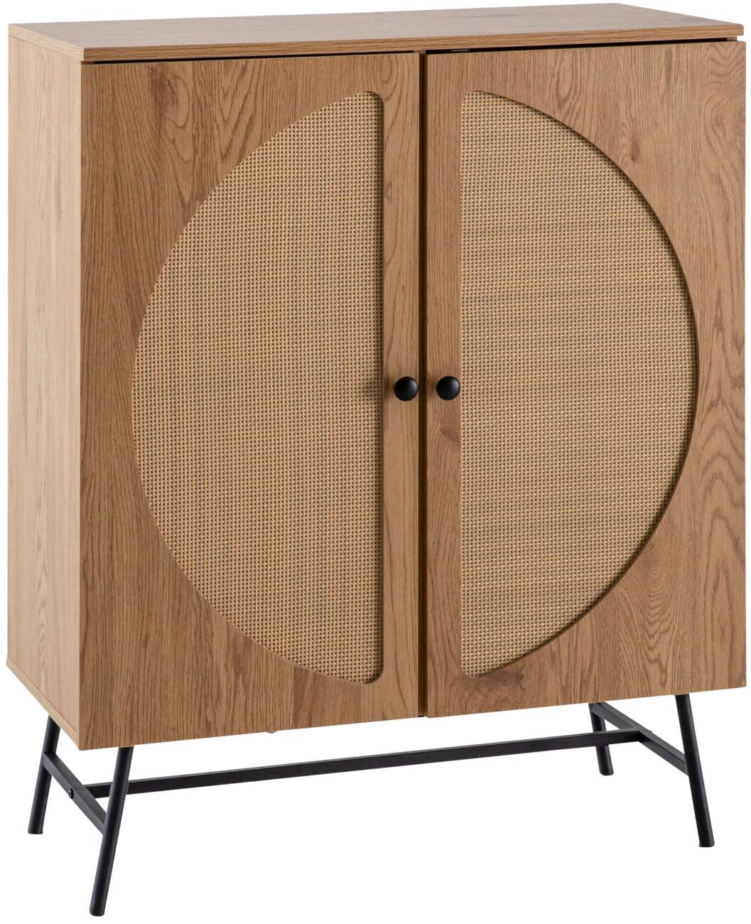 WOHNLING Sideboard Spanplatte 2 Türen