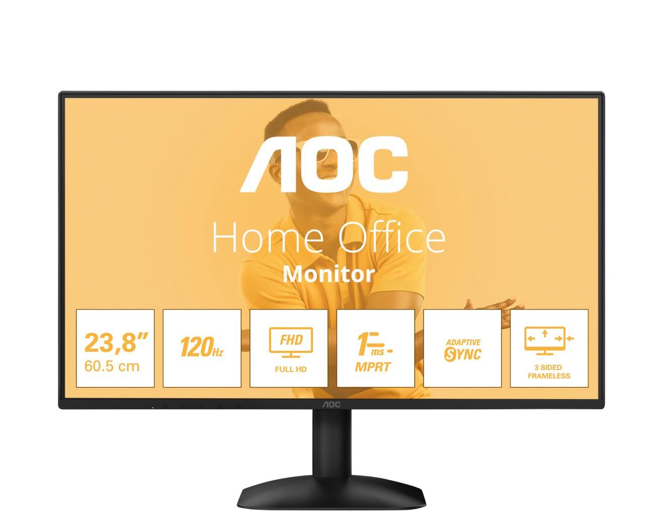 AOC 60,5 cm (23,8") LED Monitor 24B31H Schwarz