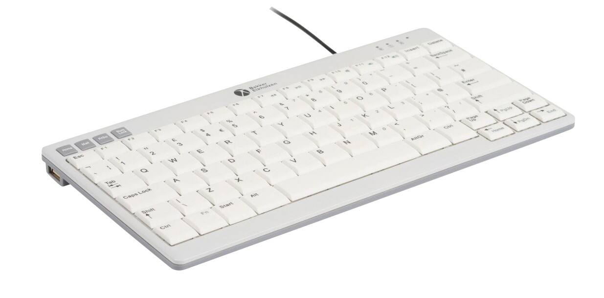 BakkerElkhuizen V2 Tastatur Kabelgebunden QWERTZ (DE) Grau 950