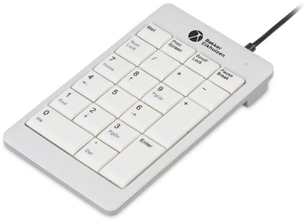 BakkerElkhuizen V2 Tastatur Grau 955