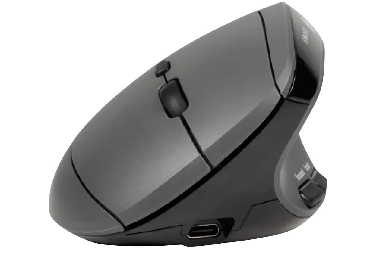 BakkerElkhuizen MidWay Maus Kabelgebunden & Kabellos mit Bluetooth Grau