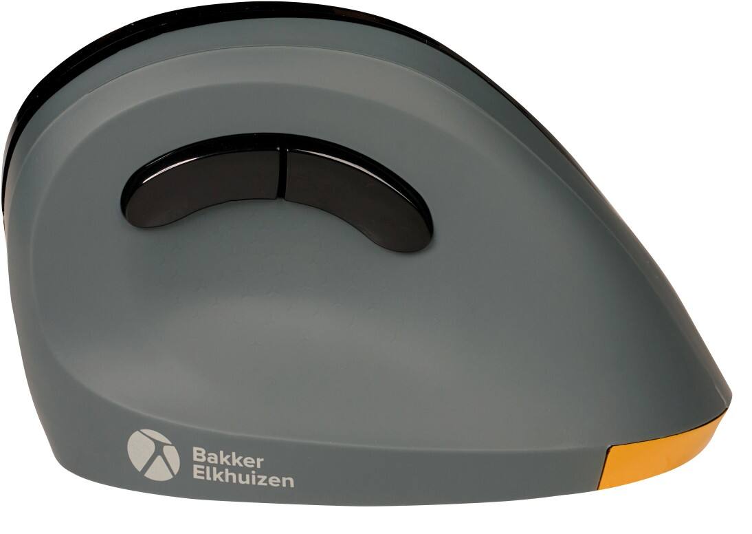 BakkerElkhuizen PRF Vertical Maus Kabellos Grau, Schwarz