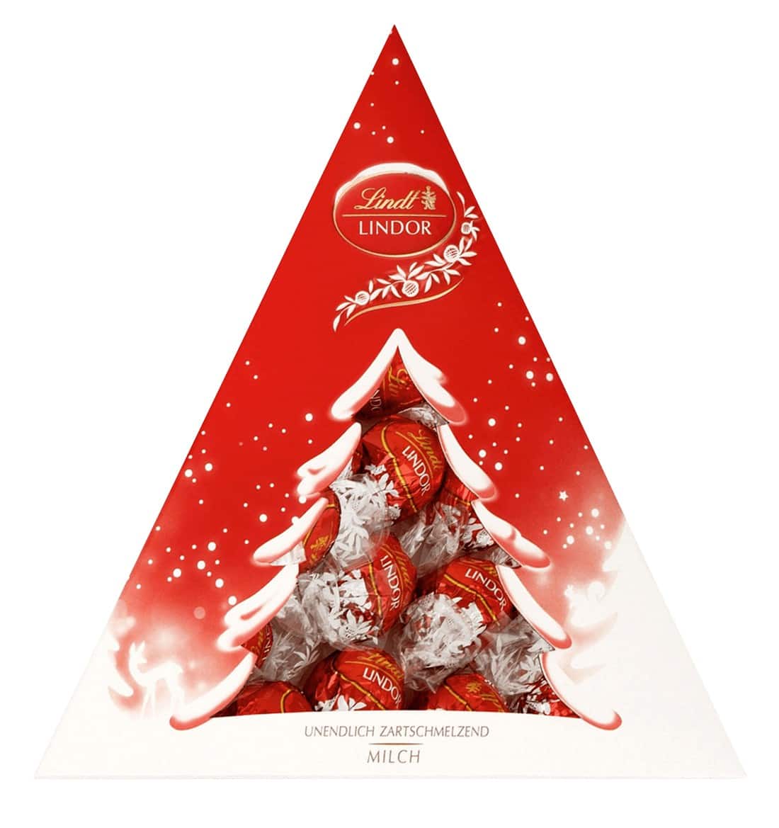 Lindt Lindor Tannenbaum Milchschokolade 187G