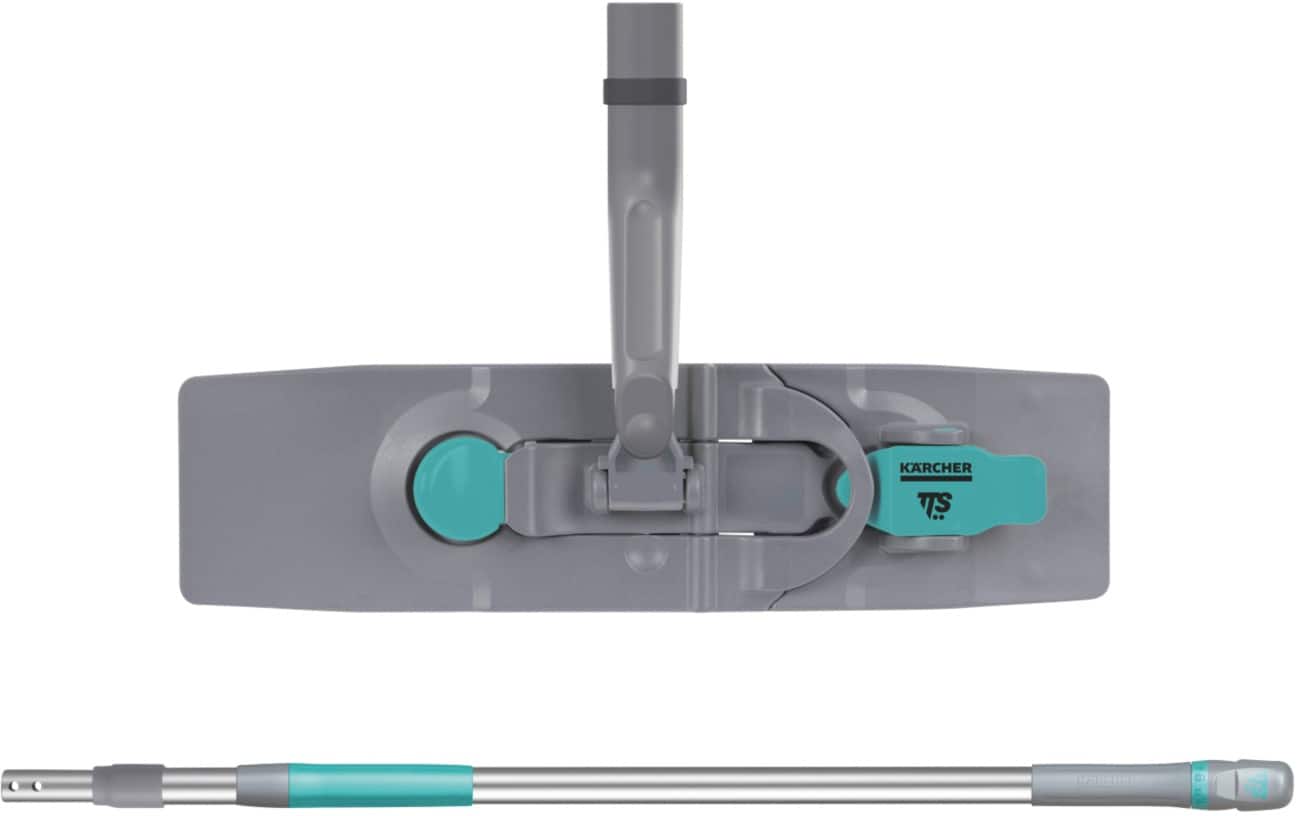 Kärcher Premium SafeClip Wischmopp-Set Taschenvariante 40 cm Grau