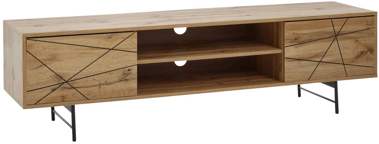 WOHNLING Sideboard Spanplatte 2 Türen