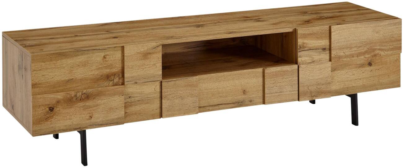 WOHNLING Sideboard Spanplatte 2 Türen 1 Schubladen