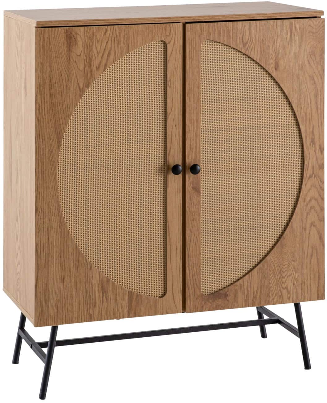WOHNLING Sideboard Spanplatte 2 Türen