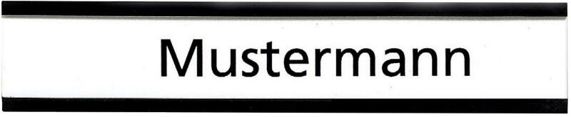 FRANKEN Magnetisches Etikett Magnetisch 60 mm (L) X 15 mm (H) Braun C125