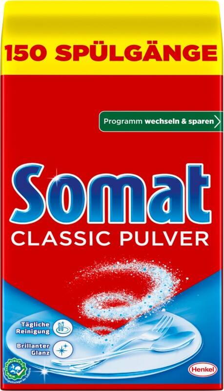 Somat Classic Spülmaschinenpulver XXL 150 Waschgänge 2,4 kg