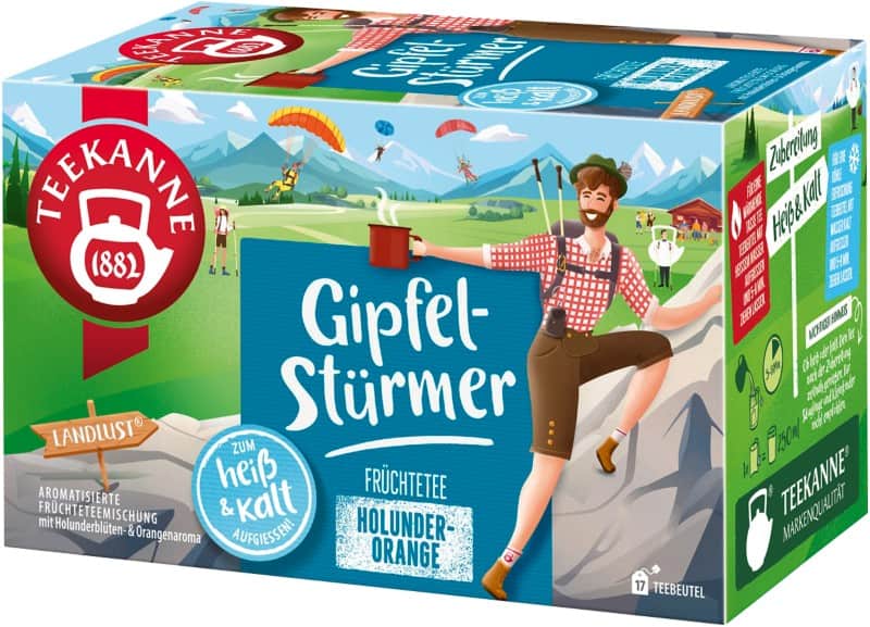 Teekanne Landlust Gipfelstürmer Teebeutel 20 Stück à 2 g