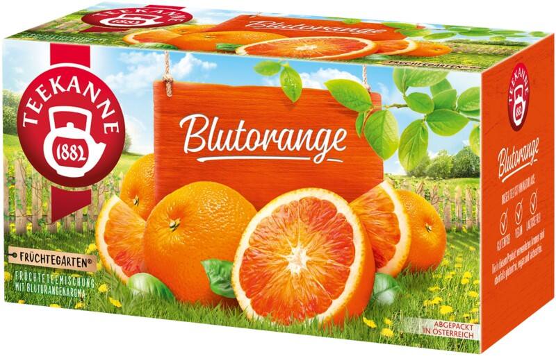 Teekanne Früchtegarten Blutorange Teebeutel 17 Stück à 2,5 g