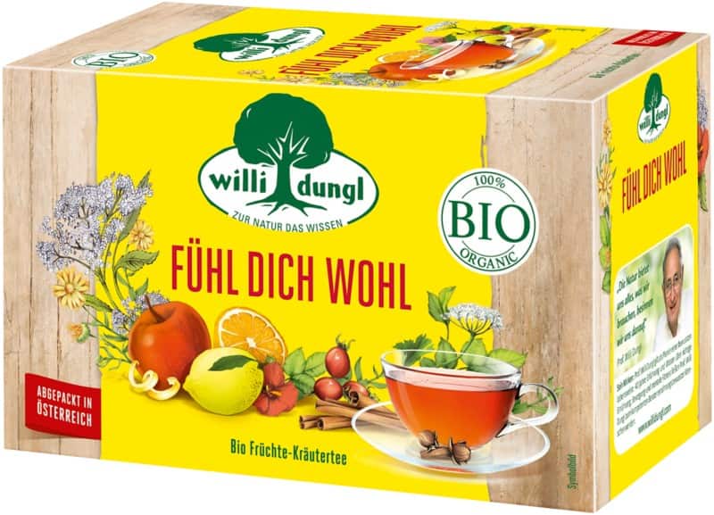 Willi Dungl Fühl dich wohl Teebeutel 20 Stück à 2,75 g