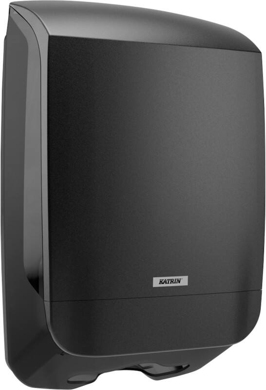 KATRIN Papierhandtuchspender Medium Schwarz 77434