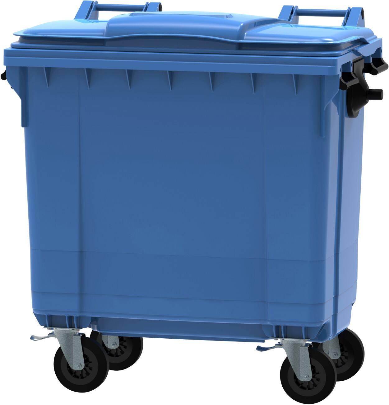 Container 770 L Blau Kunststoff