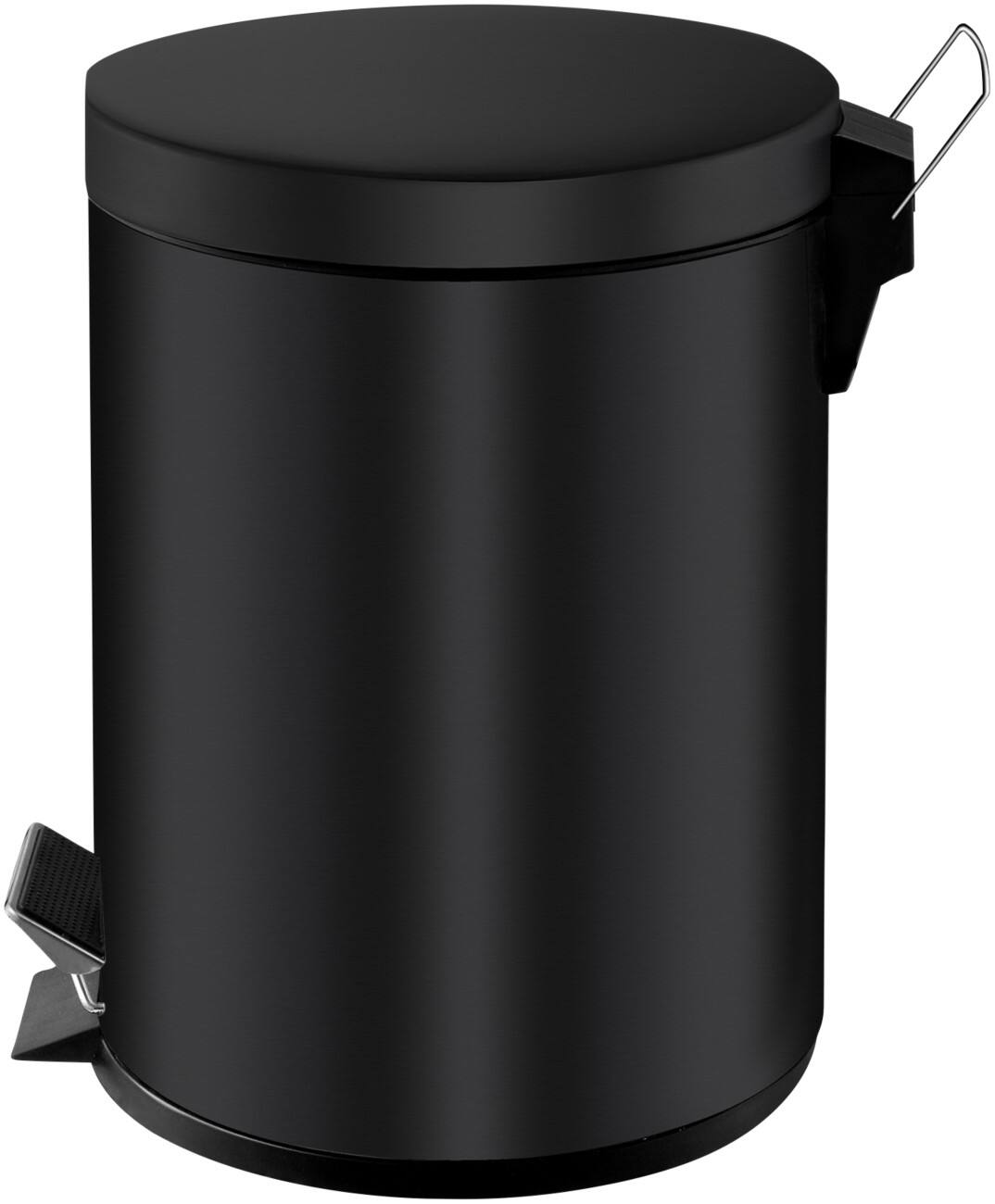 V-PART Treteimer 5 L Schwarz Kunststoff, Stahl