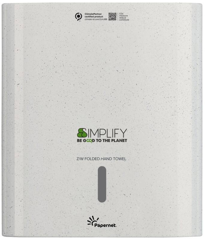 Papernet Simplify Z/W - Fold Papierhandtuchspender 421336 Weißes Holz