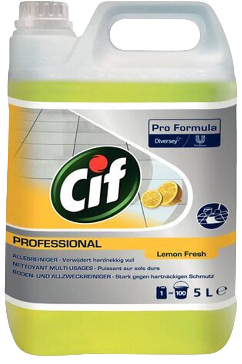 Cif Mehrzweckreiniger Flüssigkeit Zitrone 5 L