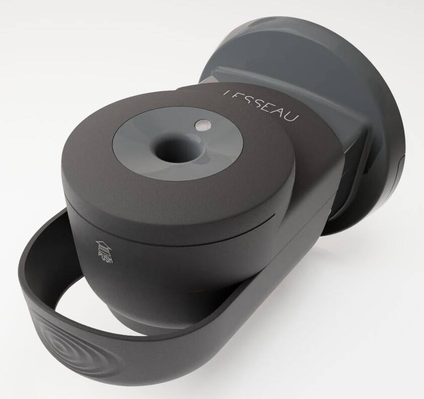 LESSEAU Handseifenspender Schwarz Manuell