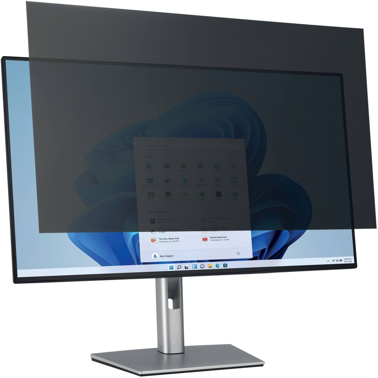 Kensington Blickschutzfilter für Monitore, 627436, beidseitig abnehmbar, 34 Zoll breit, 21:9