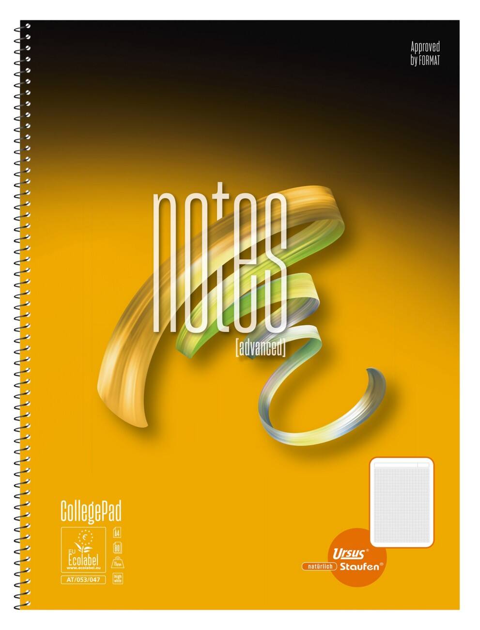 Advanced Notebook DIN A4 80 Blatt 70 g/m² Lineatur Notes