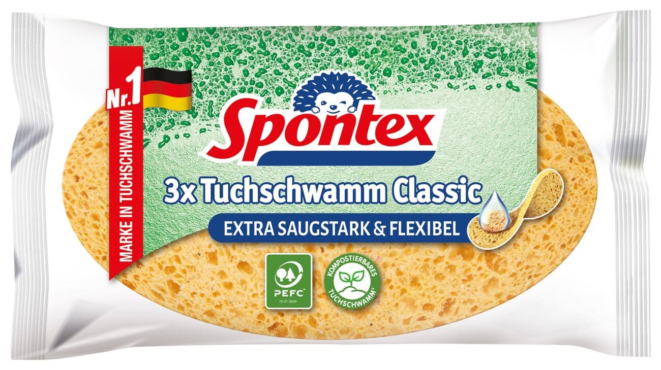 Spontex Schwamm Gelb 3 Stück