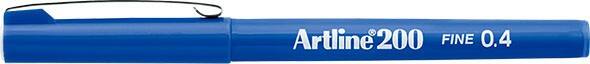 Artline Fineliner Filzspitze Blau 200