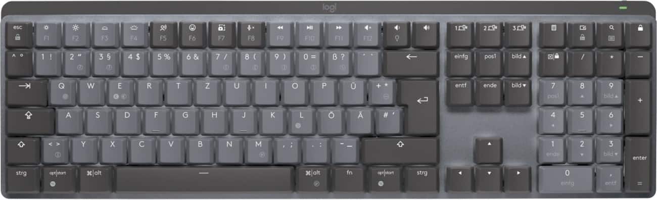 Logitech MX Mechanical Kabellose Tastatur QWERTZ Graphit