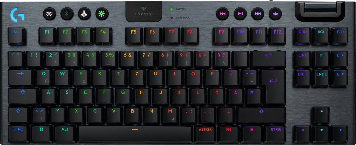Logitech G G15 X Lightspeed TKL Gaming Kabellose Tastatur QWERTZ Schwarz