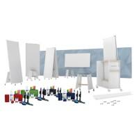 magnetoplan Design-Thinking Whiteboard Magnetisch  Weiß Set 32 Stück