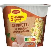 Maggi 5 Minuten Terrine Instantsuppe Spaghetti in Schinkensauce