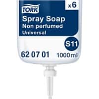 Tork Handseife Flüssig Geruchlos Transparent 620701 6 Stück à 1000 ml