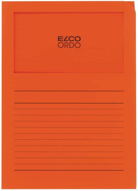 Elco Ordnungsmappe DIN A4 Orange Papier  10 Stück 