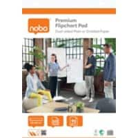 Nobo Flipchart-Papier Blanko, Kariert 60 x 85 cm 90 g/m² 50 Blatt