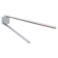 tesa Ekkro Handtuchhaken Chrom, Metall Silber