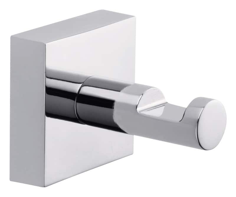 tesa Ekkro Handtuchhaken Chrom, Metall Silber