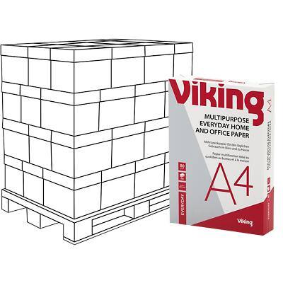 Viking Everyday DIN A4 Druckerpapier 80 g/m² Glatt Weiß 240 Pack à 500 Blatt