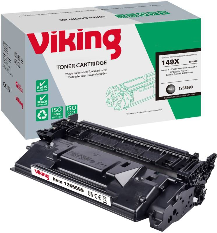 Viking 149X Kompatibel HP Tonerkartusche W1490X Schwarz