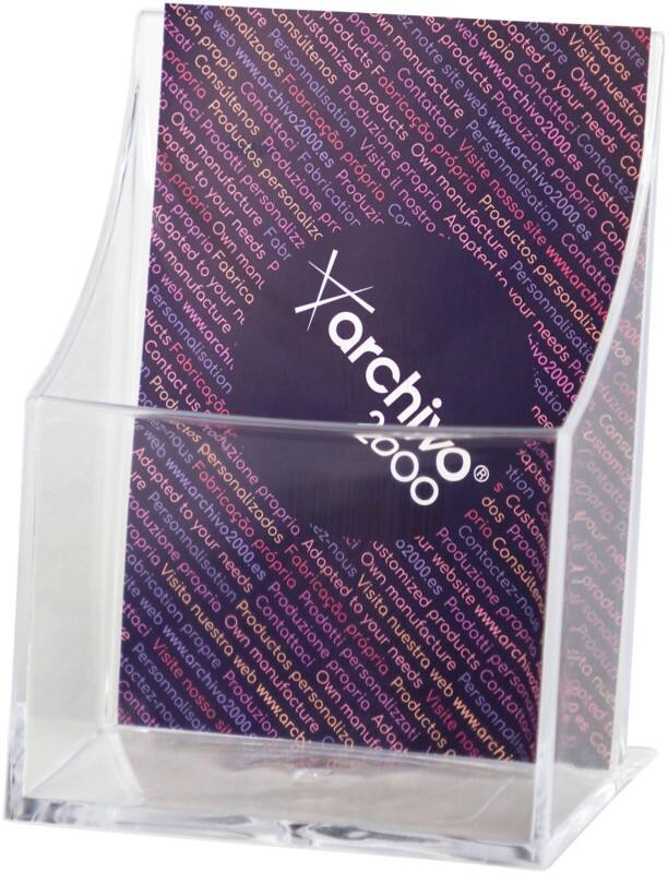 Archivo 2000 Prospektständer DL 1 Ebenen PS (Polystyrol) Transparent 6141 CS TP