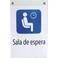 Archivo 2000 Wanddisplay DIN A4 Hoch Wandmontage 21 (B) x 32 (H) cm Transparent