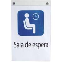 Archivo 2000 Wanddisplay DIN A5 Hoch Wandmontage 15 (B) x 23,5 (H) cm Transparent