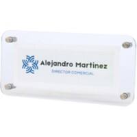 Archivo 2000 Wanddisplay Wandmontage 30 (B) x 3,5 (T) x 14 (H) cm Transparent