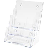 Deflecto Prospektständer A4 24,5 (B) x 16 (T) x 32,2 (H) cm Transparent
