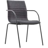 Schaffenburg Serie 140 Bürostuhl Stoff Feste Armlehne Grau 120 kg ATC4-140-GF-BB 550 x 643 x 852 mm