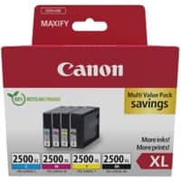 Canon 2500 Original Tintenpatrone Schwarz, Cyan, Magenta, Gelb 4er-Pack