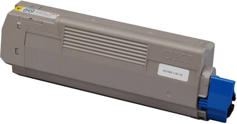 OKI Original Tonerkartusche 44315305 Gelb