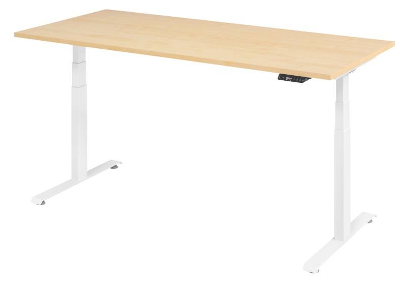 Sitz-Stehschreibtisch VLXK6519/3/W 1,800 x 800 x 1,295 mm