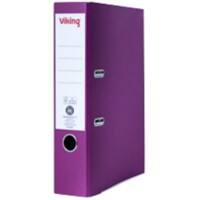 Viking Ordner A4 75 mm Violett 2 Ringe Pappkarton Matt Hochformat